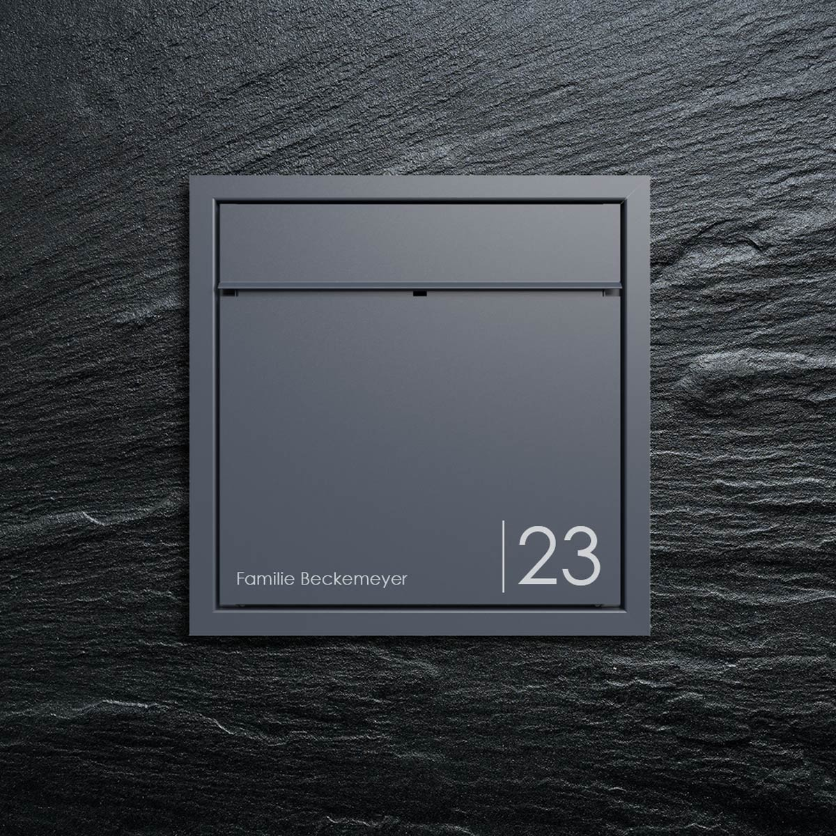 Design Unterputz Briefkasten GOETHE UP - RAL nach Wahl Design Unterputz Briefkasten GOETHE UP - RAL nach Wahl