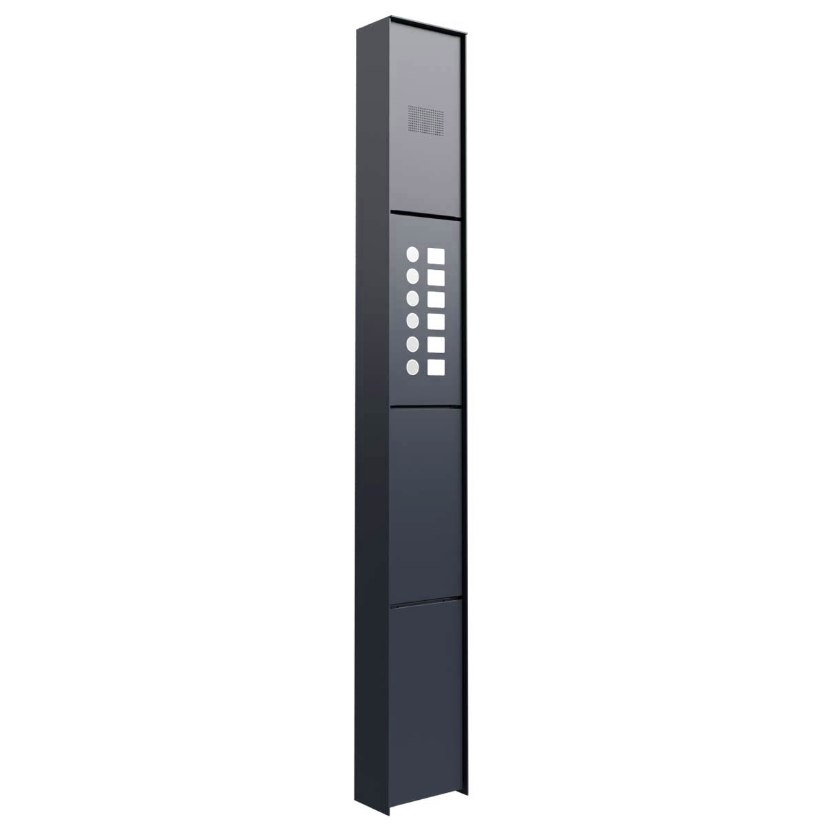 Design doorbell pillar GOETHE 200x1600 - RAL of your choice Design doorbell pillar GOETHE 200x1600 - RAL of your choice