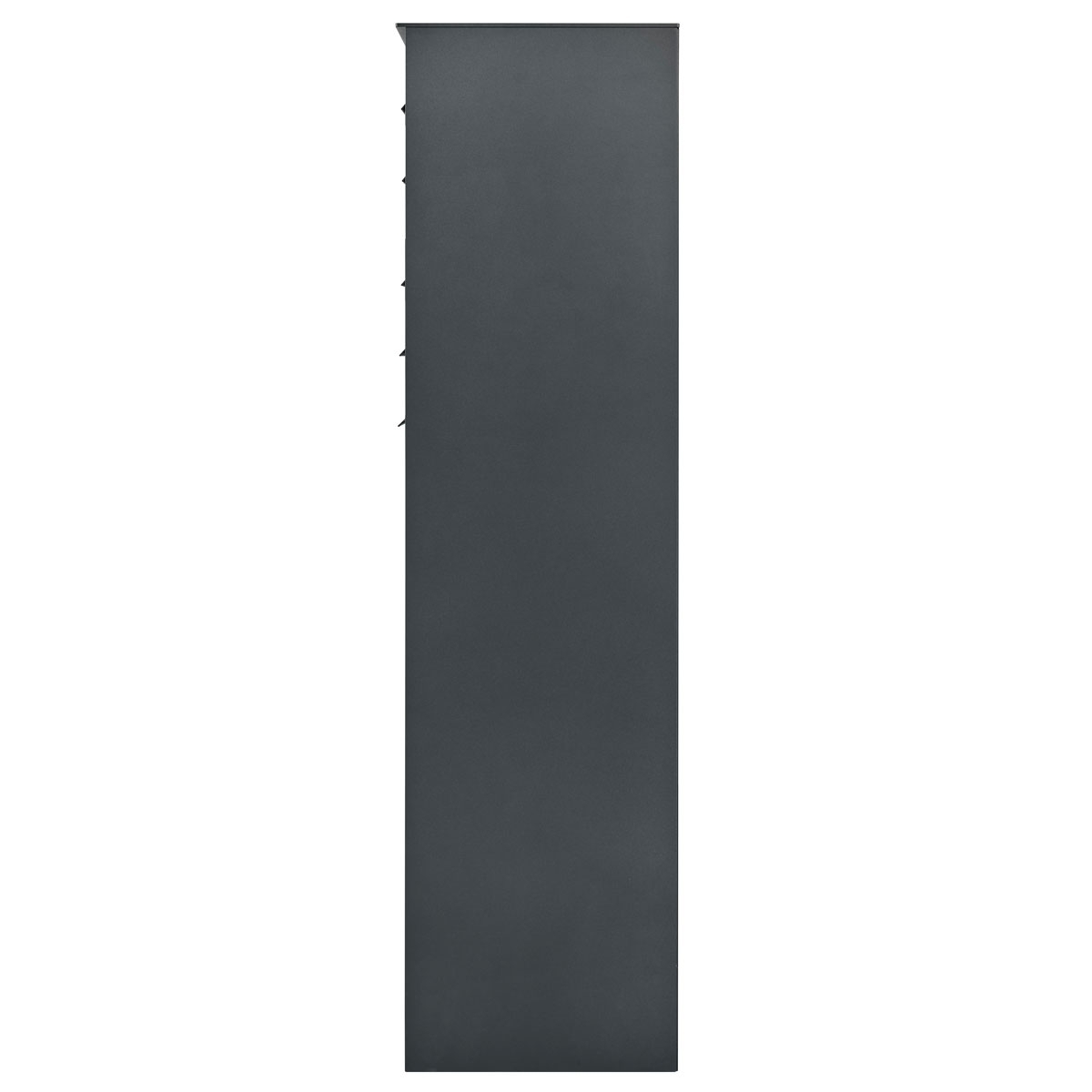 4-postkastzuil BASIC Plus 864X met pakketvak 550x370 &amp; belbox - RAL naar keuze