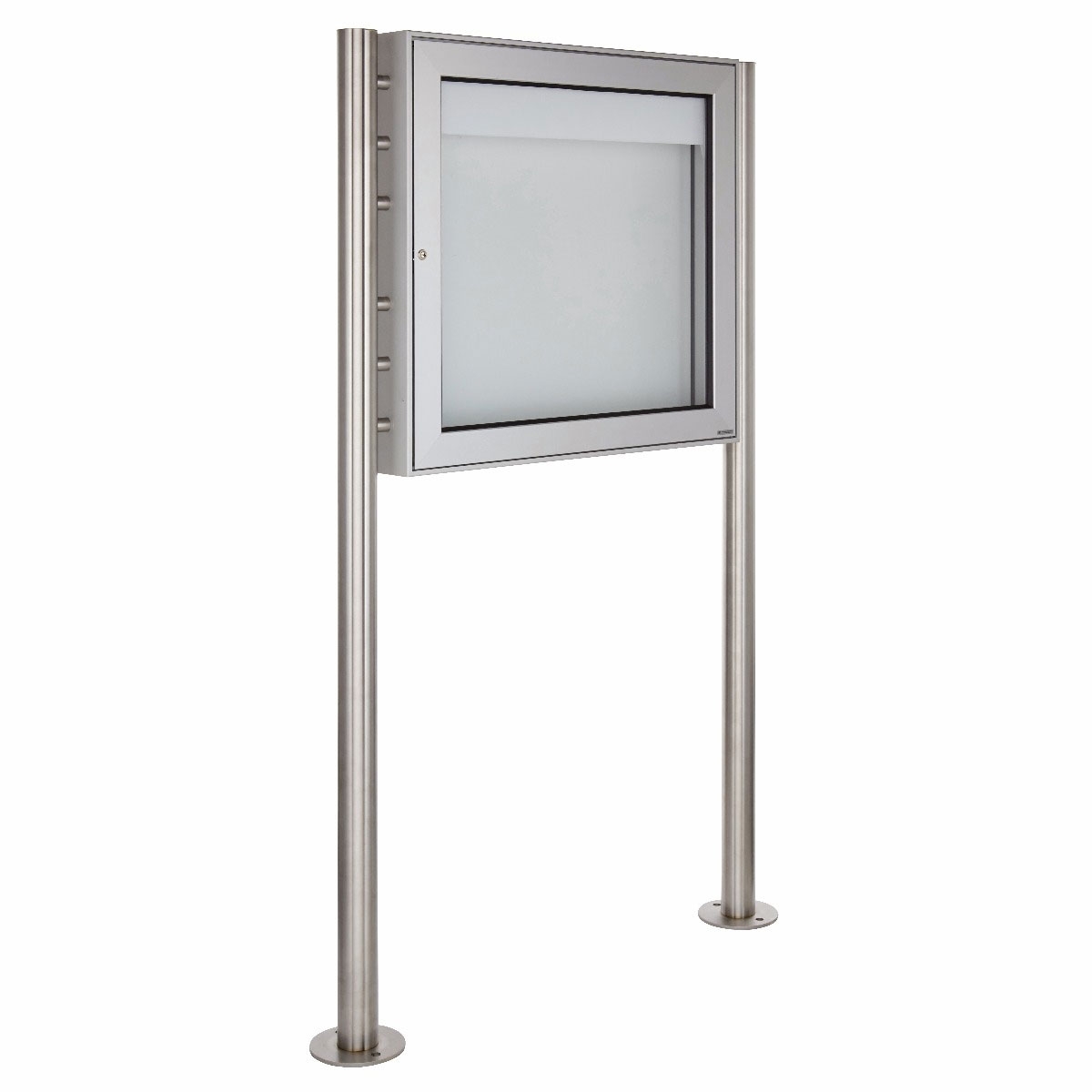 Free-standing display case BASIC 389 ST-R - 710x660 - Stainless steel stand elements Free-standing display case BASIC 389 ST-R - 710x660 - Stainless steel stand elements
