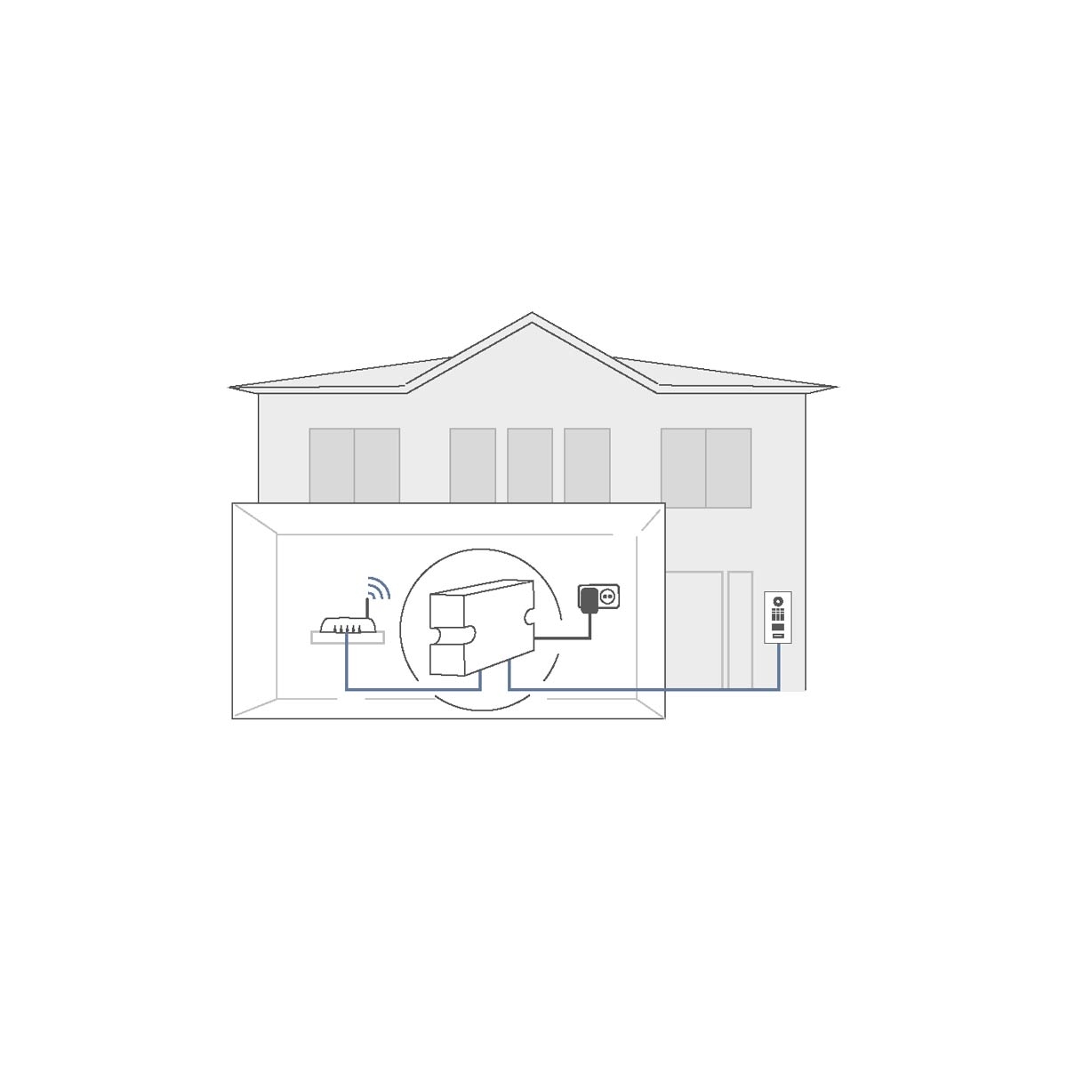 DoorBird Gigabit High-PoE-Injector A1093 DoorBird Gigabit High-PoE-Injector A1093