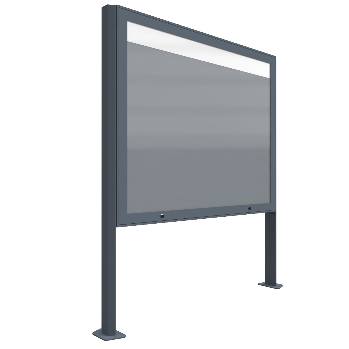 Free-standing display case FLEMING ST-T - 16 × DIN A4 - 1330 × 1080 mm - RAL of your choice Free-standing display case FLEMING ST-T - 16 × DIN A4 - 1330 × 1080 mm - RAL of your choice