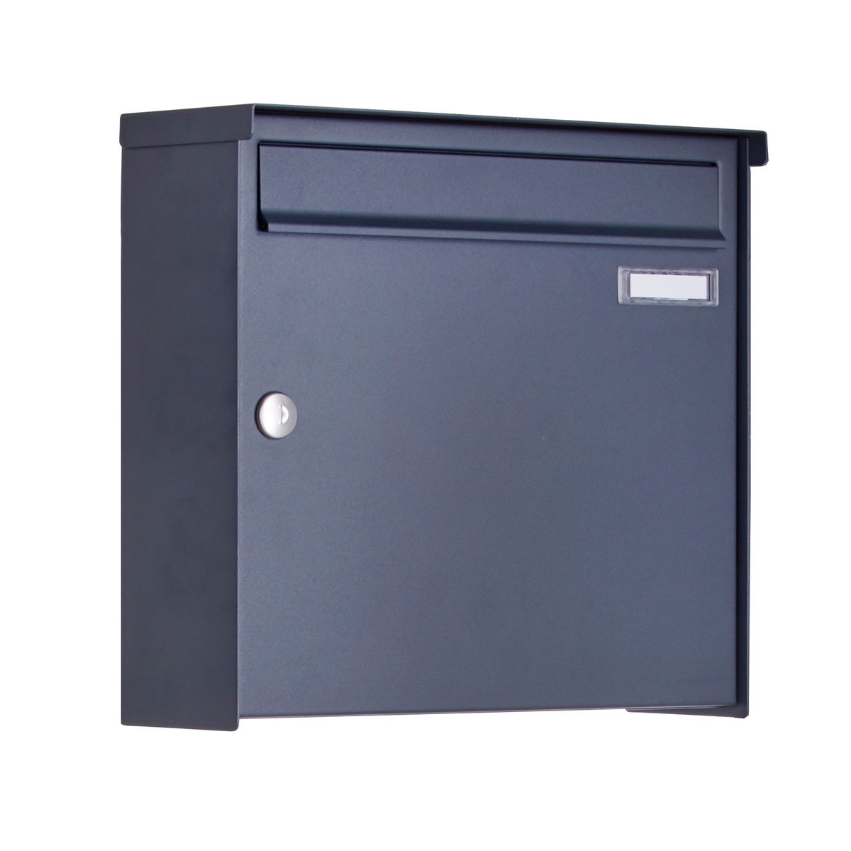 1er Edelstahl Aufputz Briefkasten Design BASIC Plus 382XA AP - RAL nach Wahl