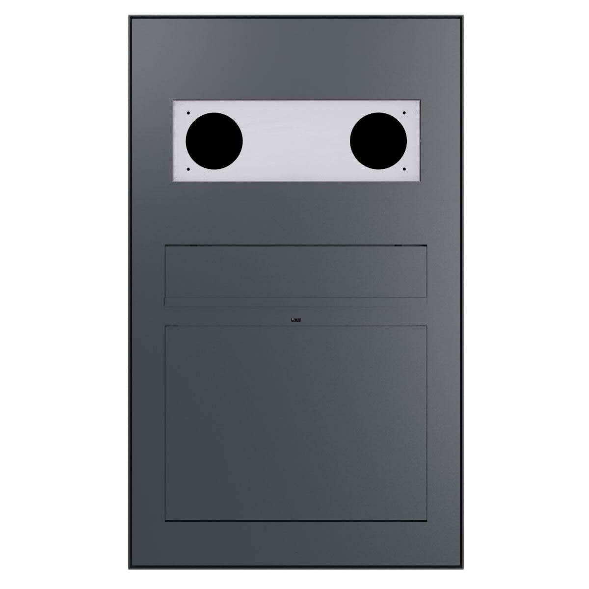 Design surface-mounted letterbox GRIMM - Colour of your choice - GIRA System 106 - 3-gang prepared Design surface-mounted letterbox GRIMM - Colour of your choice - GIRA System 106 - 3-gang prepared