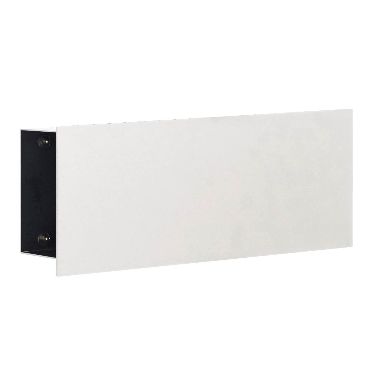 222b3430cc75975637201e80518dac3db4e7e0be Design Zeitungsfach SCHILLER MEDIUM VAR - Edelstahl V2A, pulverbeschichtet in RAL 9016 verkehrsweiß feinstruktur matt