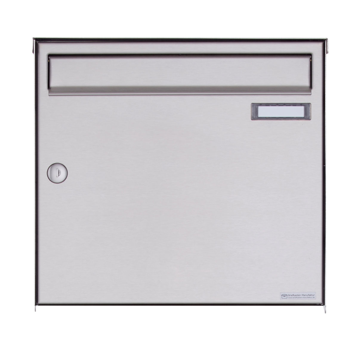 1 stainless steel surface-mounted letterbox design BASIC Plus 382XA AP - polished V2A stainless steel 1 stainless steel surface-mounted letterbox design BASIC Plus 382XA AP - polished V2A stainless steel