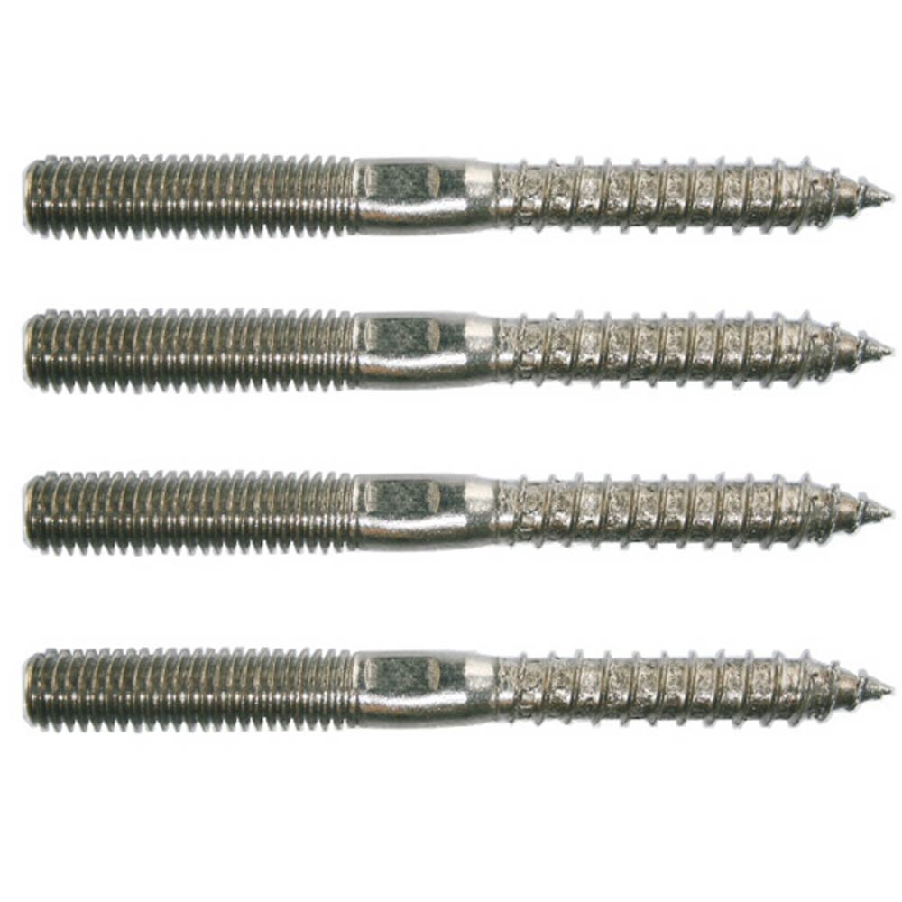 7a672342fef2796c3c4333bb55bfceddf75c72dd 4er Set Edelstahl V2A Stockschrauben M10x100