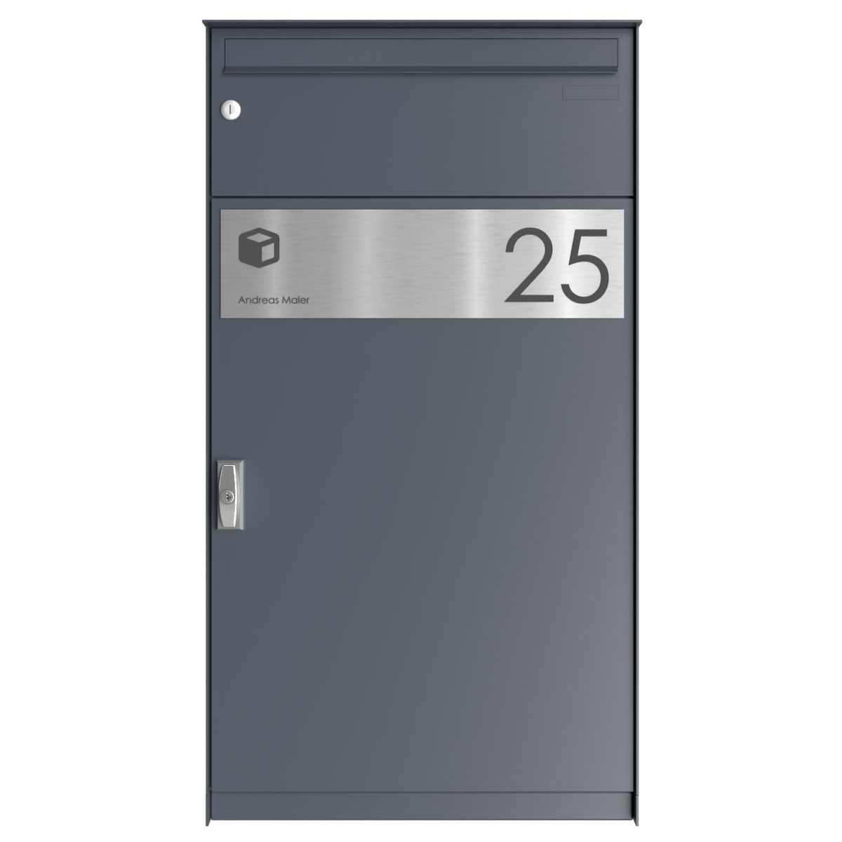 XXL Paketbriefkasten BASIC Plus 863X STL - Design Elegance 1 - Farbe nach Wahl