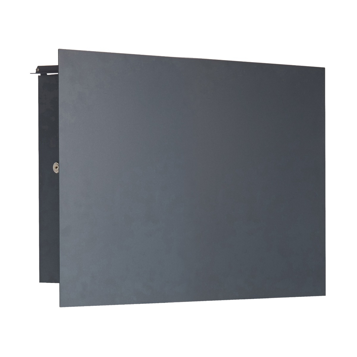 949877e76770e59858ff58457de6306cb2647f35 Cassetta delle lettere di design con scomparto per giornali SCHILLER BIG VA7016 - acciaio inox V2A, verniciato a polvere in un colore RAL a scelta