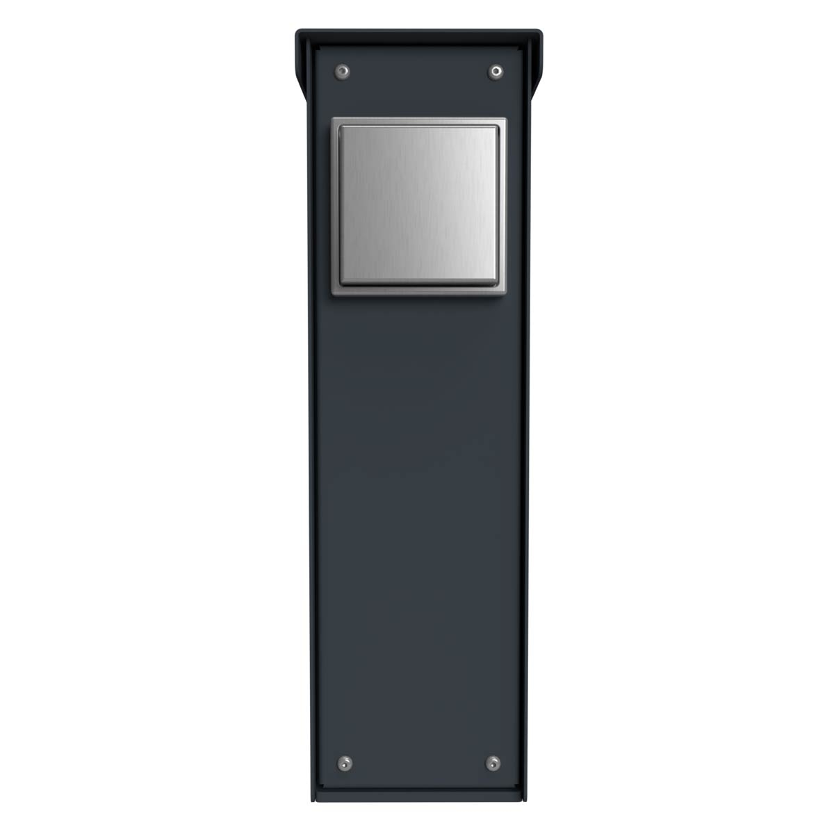 Socket outlet pillar BASIC 372 for floor mounting - polished V2A stainless steel - powder-coated stainless steel Socket outlet pillar BASIC 372 for floor mounting - polished V2A stainless steel - powder-coated stainless steel
