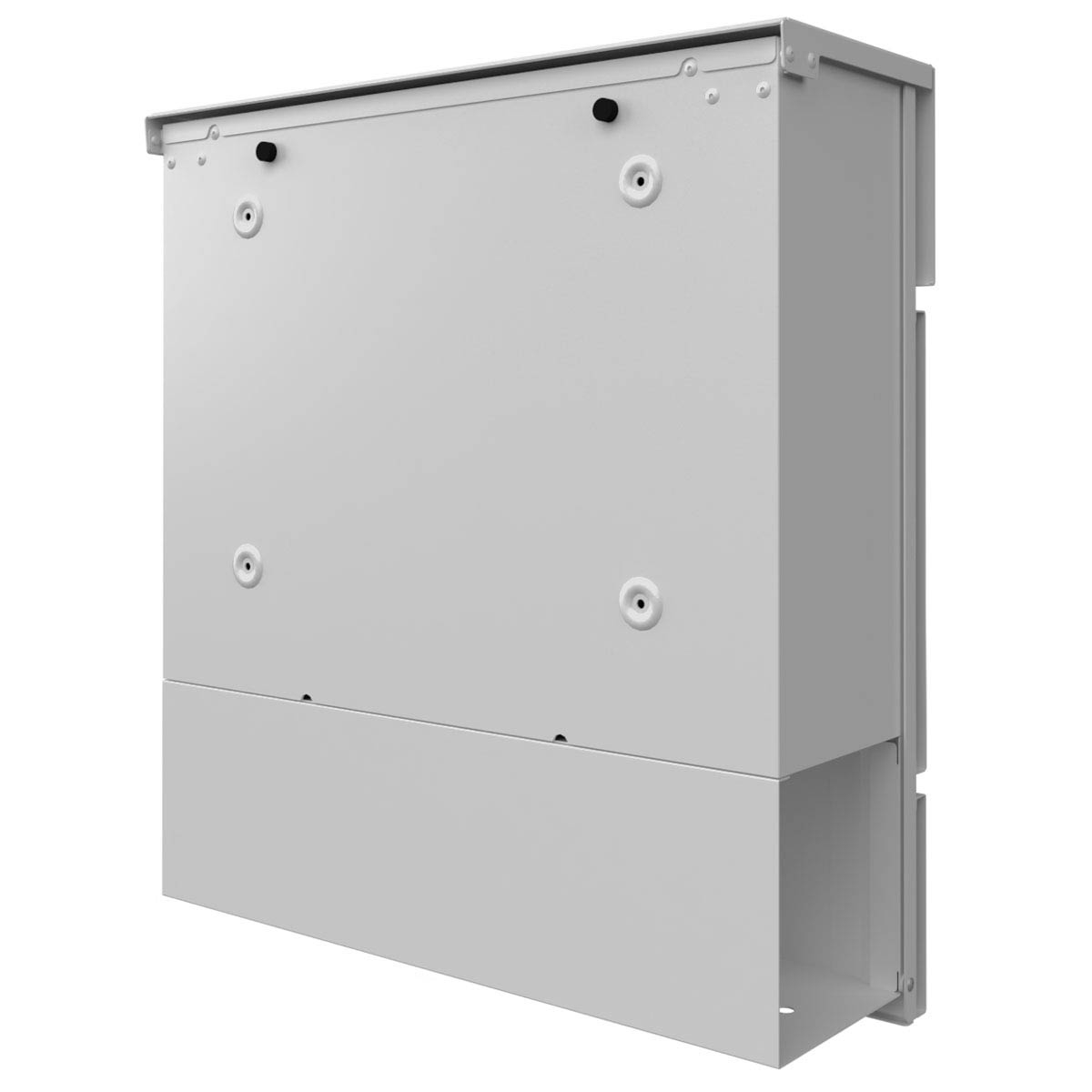 KANT Edition letterbox with newspaper compartment - Elegance 4 design - RAL 9007 grey aluminium KANT Edition letterbox with newspaper compartment - Elegance 4 design - RAL 9007 grey aluminium
