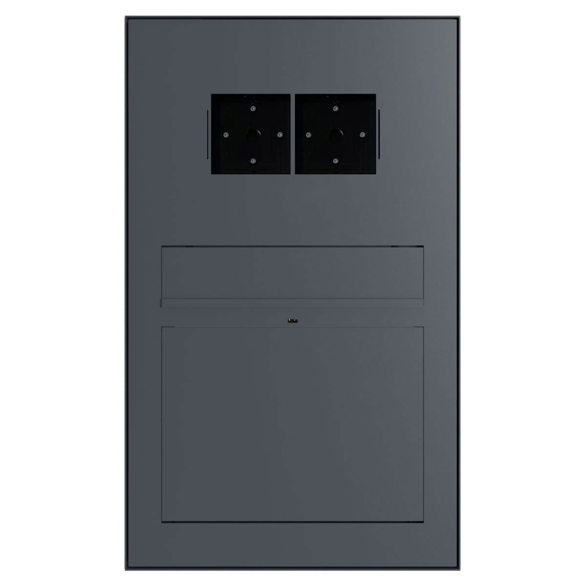 Design surface-mounted letterbox GRIMM - Colour of your choice - LOXONE Intercom/Code Touch 2x1 prepared Design surface-mounted letterbox GRIMM - Colour of your choice - LOXONE Intercom/Code Touch 2x1 prepared