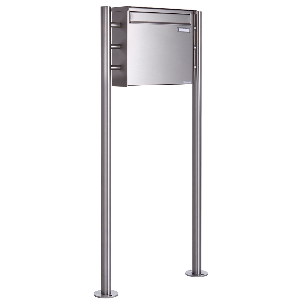Cassetta per le lettere per recinzione a libera installazione Design BASIC Plus 381XZ ST-R - acciaio inox lucido Cassetta per le lettere per recinzione a libera installazione Design BASIC Plus 381XZ ST-R - acciaio inox lucido