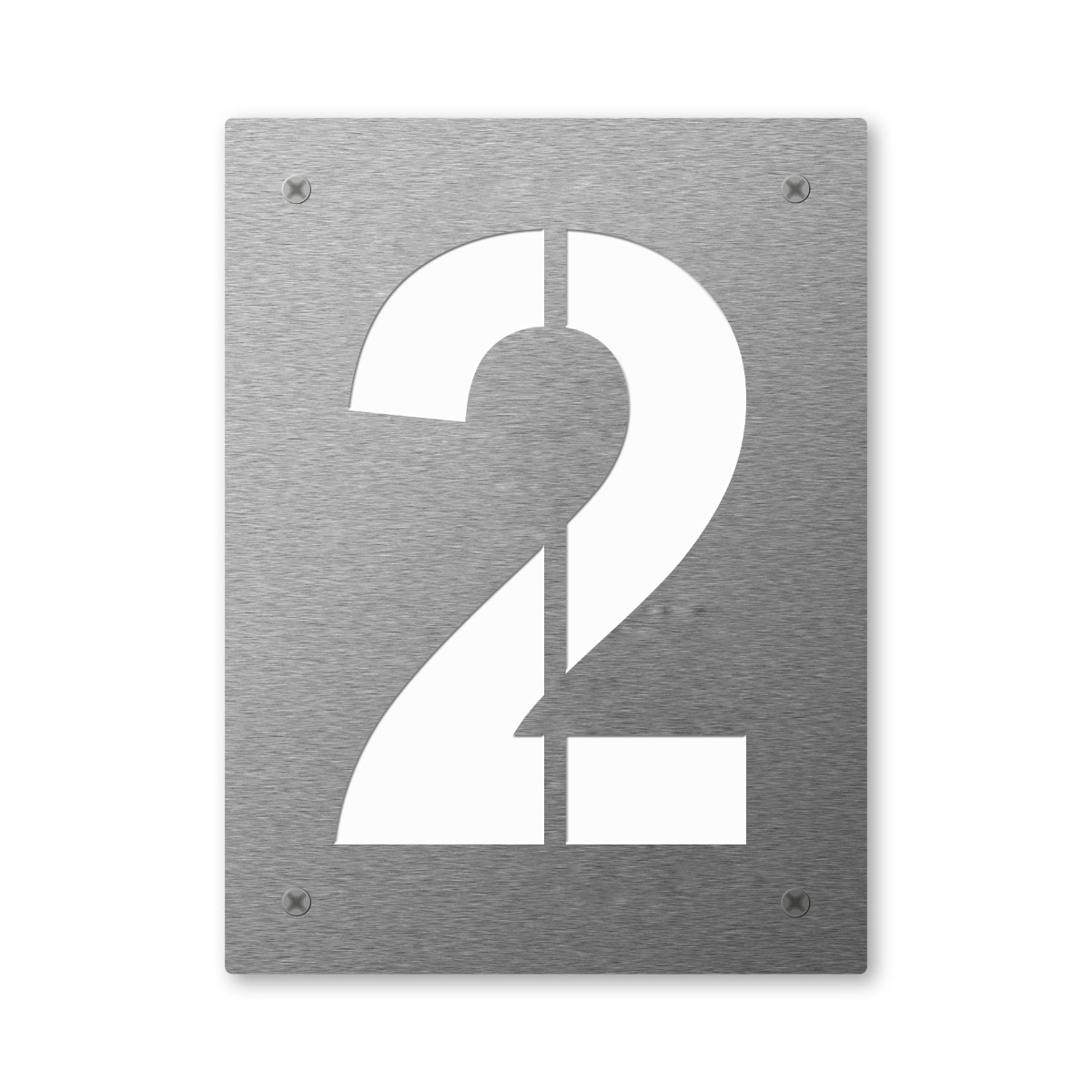 2c5d5a96f3e741a79896e9d9db29682f1b2077ad Stainless steel house number Heym 240mm