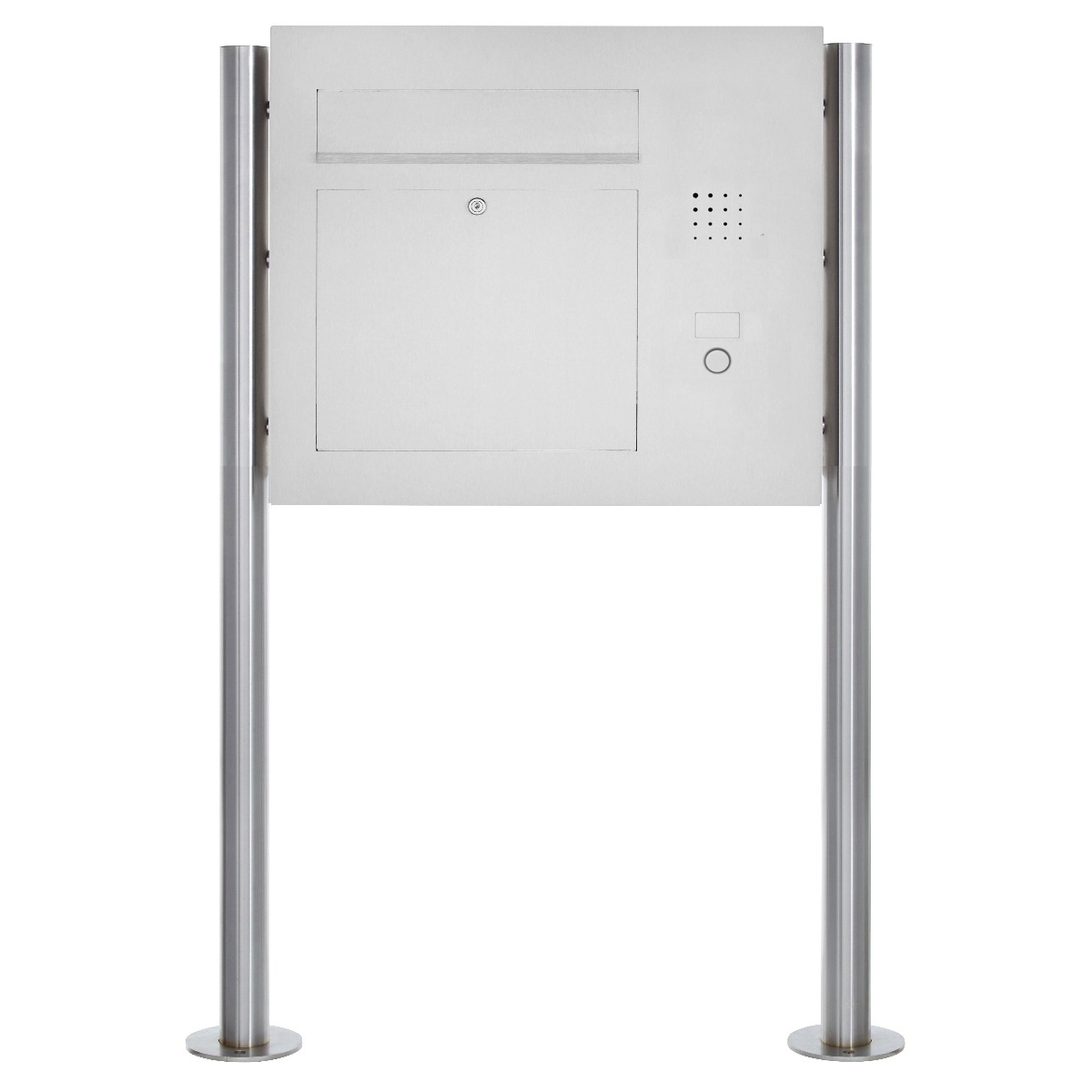 Edelstahl Standbriefkasten Designer Modell BIG ST-R - Clean Edition - Seitlich - INDIVIDUELL Edelstahl Standbriefkasten Designer Modell BIG ST-R - Clean Edition - Seitlich - INDIVIDUELL