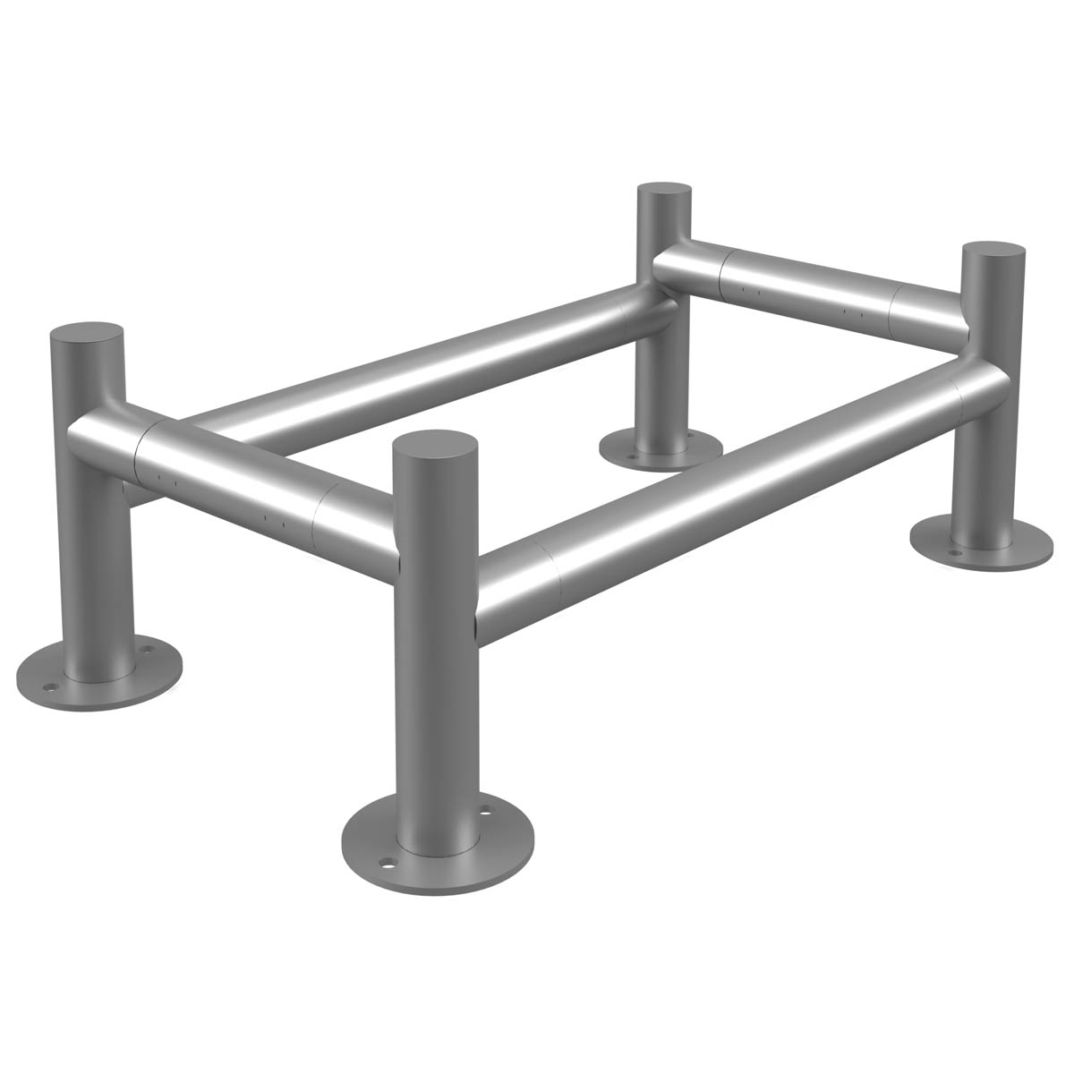 Impact protection 672 ST-R - suitable for columns & pillars - polished V2A stainless steel Impact protection 672 ST-R - suitable for columns & pillars - polished V2A stainless steel