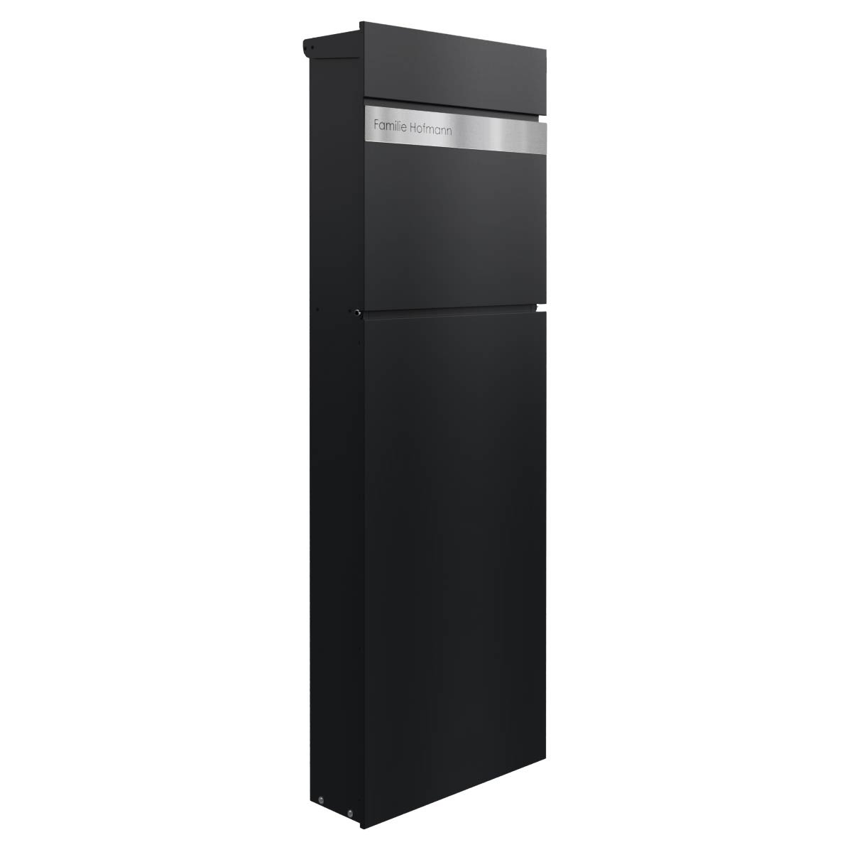 Skrzynka na listy na cokole LESSING Edition - Design Elegance 2 - czarny RAL 9005