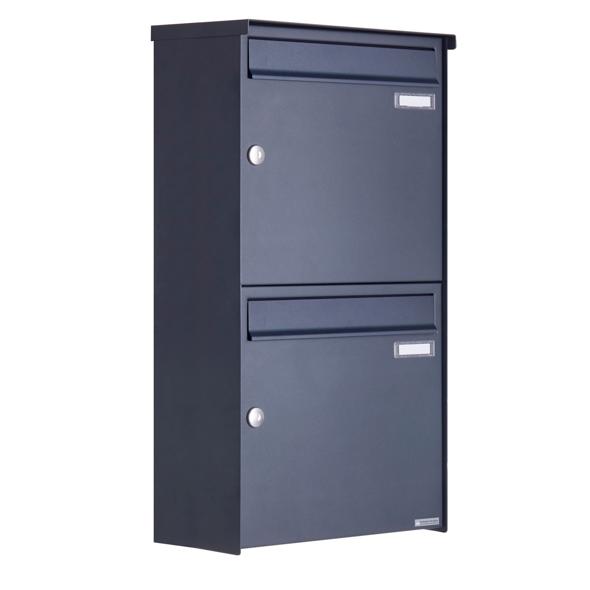 2-piece stainless steel surface-mounted letterbox design BASIC Plus 382XA AP - RAL of your choice 2-piece stainless steel surface-mounted letterbox design BASIC Plus 382XA AP - RAL of your choice