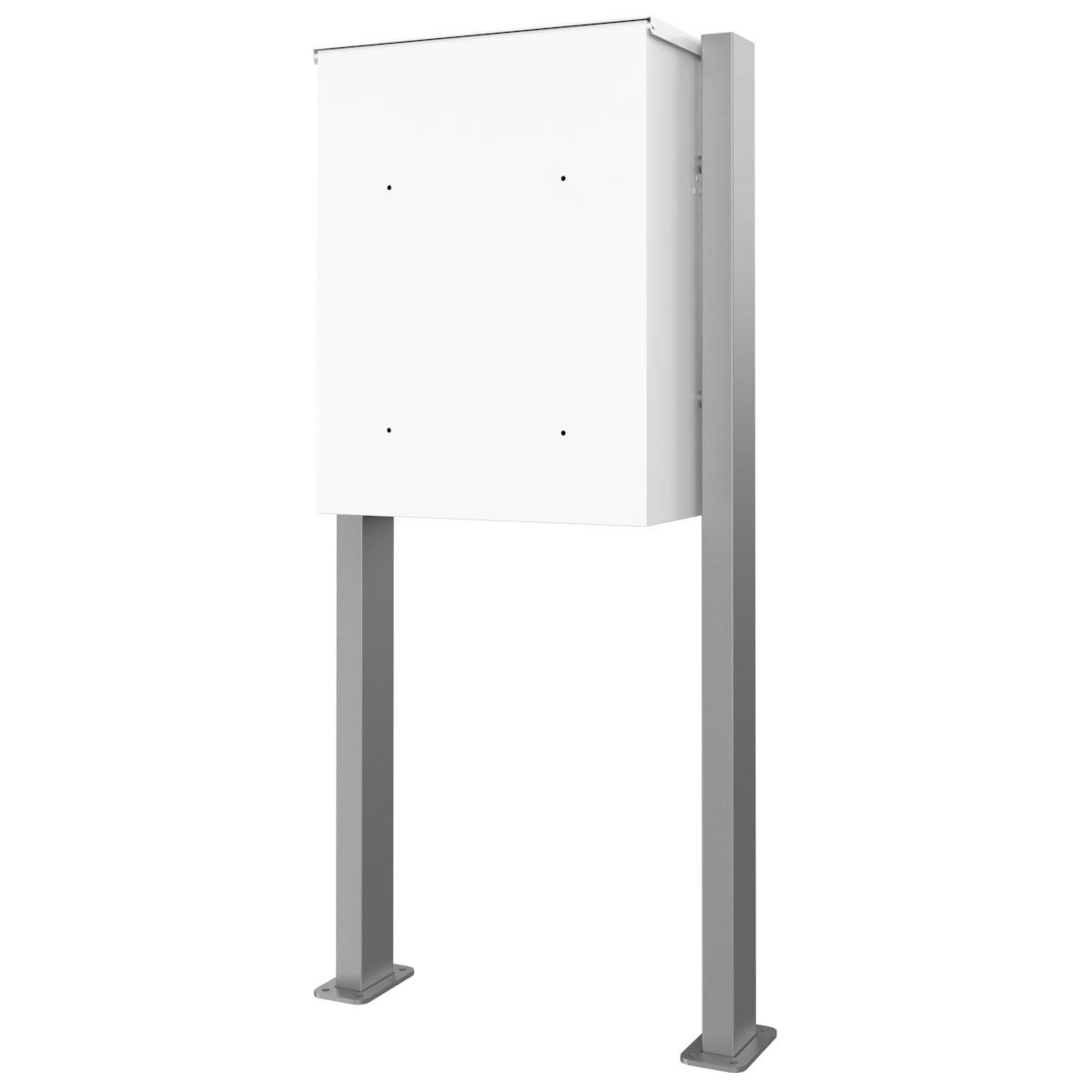 Boîte à paquets indépendante KANT Edition ST-Q - Design Elegance 1 - RAL 9016 blanc signalisation Boîte à paquets indépendante KANT Edition ST-Q - Design Elegance 1 - RAL 9016 blanc signalisation