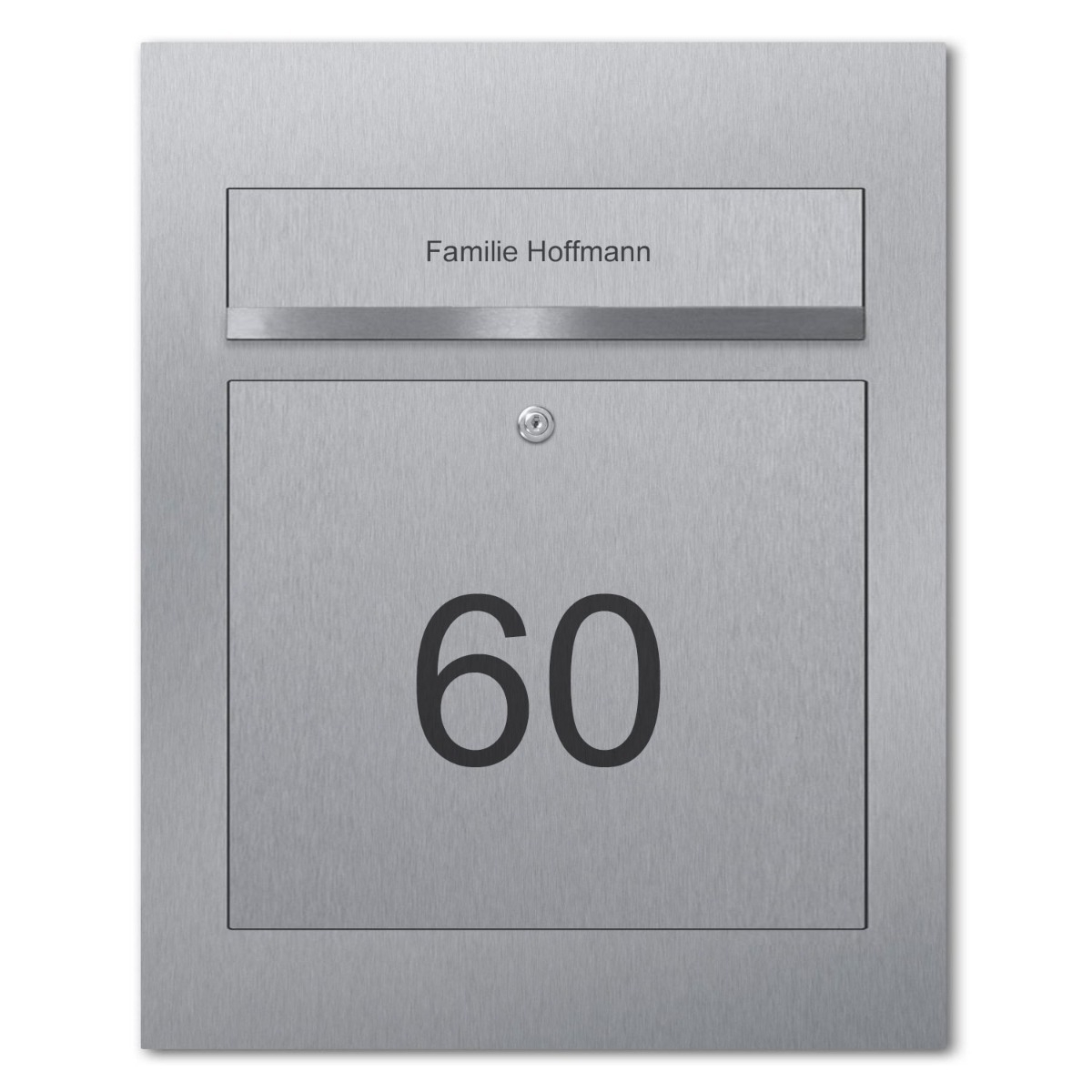 Edelstahl Design Briefkasten DESIGNER Style BIG