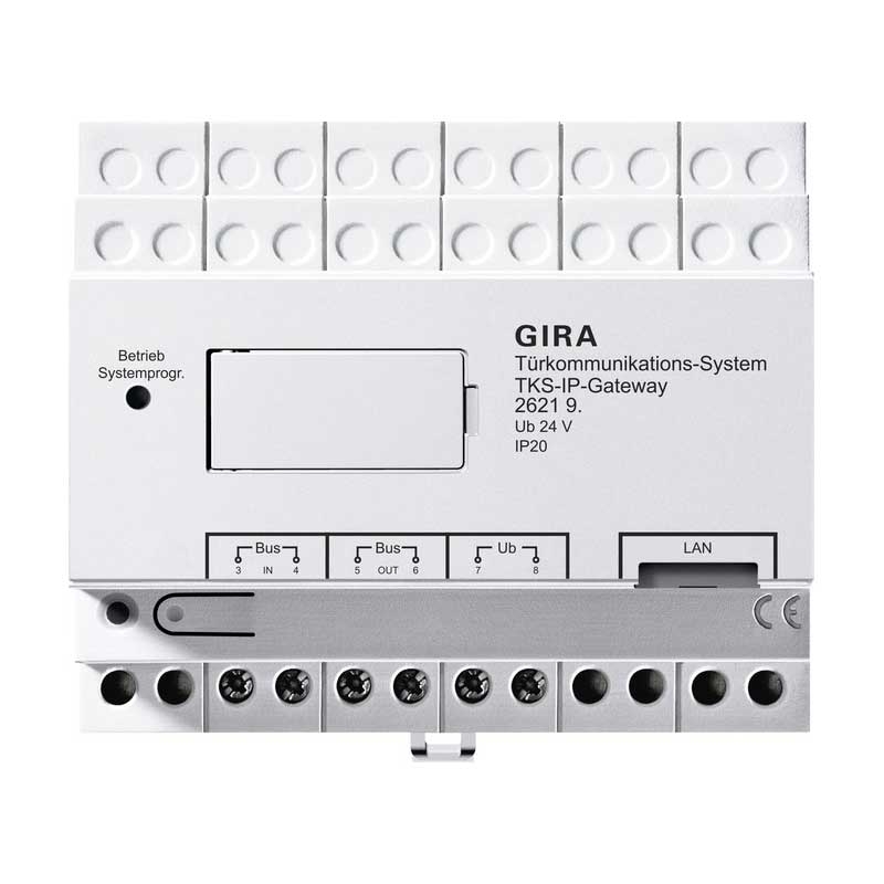 Gira DCS-IP gateway for mobile door communication (2nd generation) Gira DCS-IP gateway for mobile door communication (2nd generation)