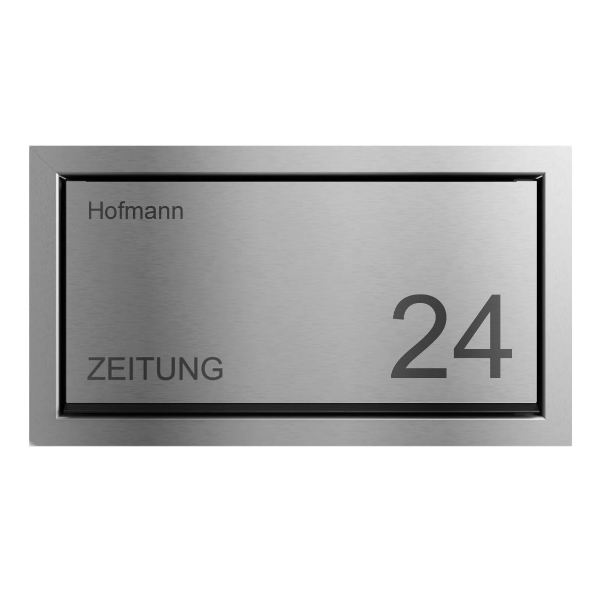 57013b959a421413bba3e0254d95643cb3899042 Design flush-mounted newspaper box GOETHE UP - polished V2A stainless steel