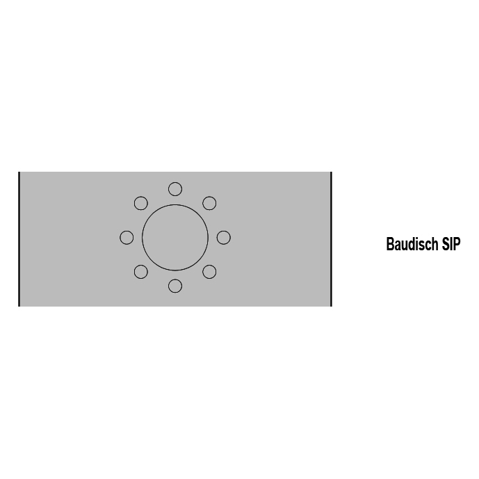 Baudisch SIP CP-Cam-Steel vorbereitet (ohne Kamera)