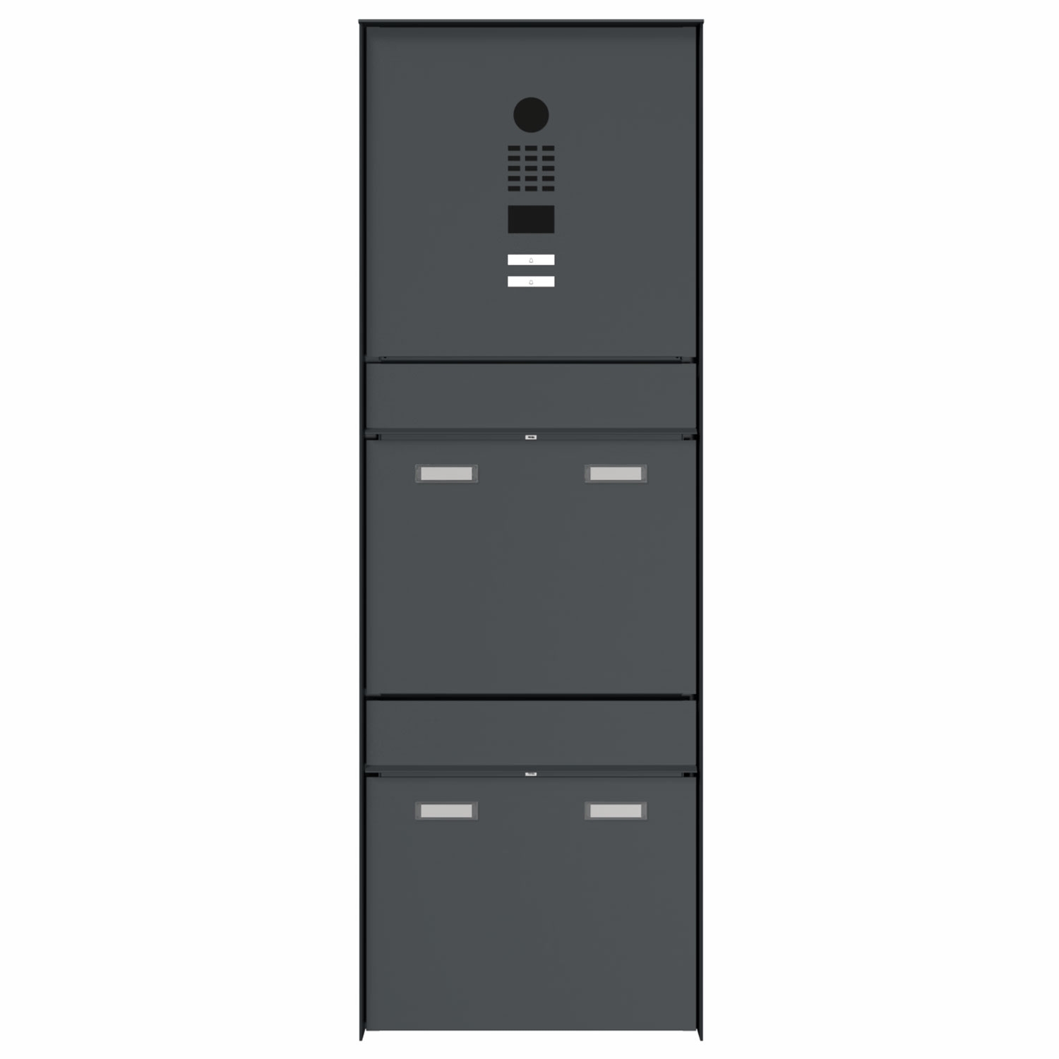2er Design Aufputz Briefkasten GOETHE AP - RAL nach Wahl - DoorBird Video- Sprechanlage 2er Design Aufputz Briefkasten GOETHE AP - RAL nach Wahl - DoorBird Video- Sprechanlage