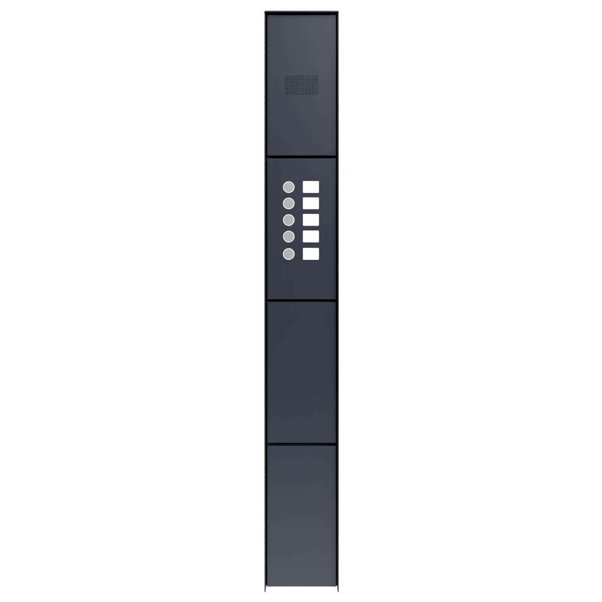 Design doorbell pillar GOETHE 200x1600 - RAL of your choice Design doorbell pillar GOETHE 200x1600 - RAL of your choice