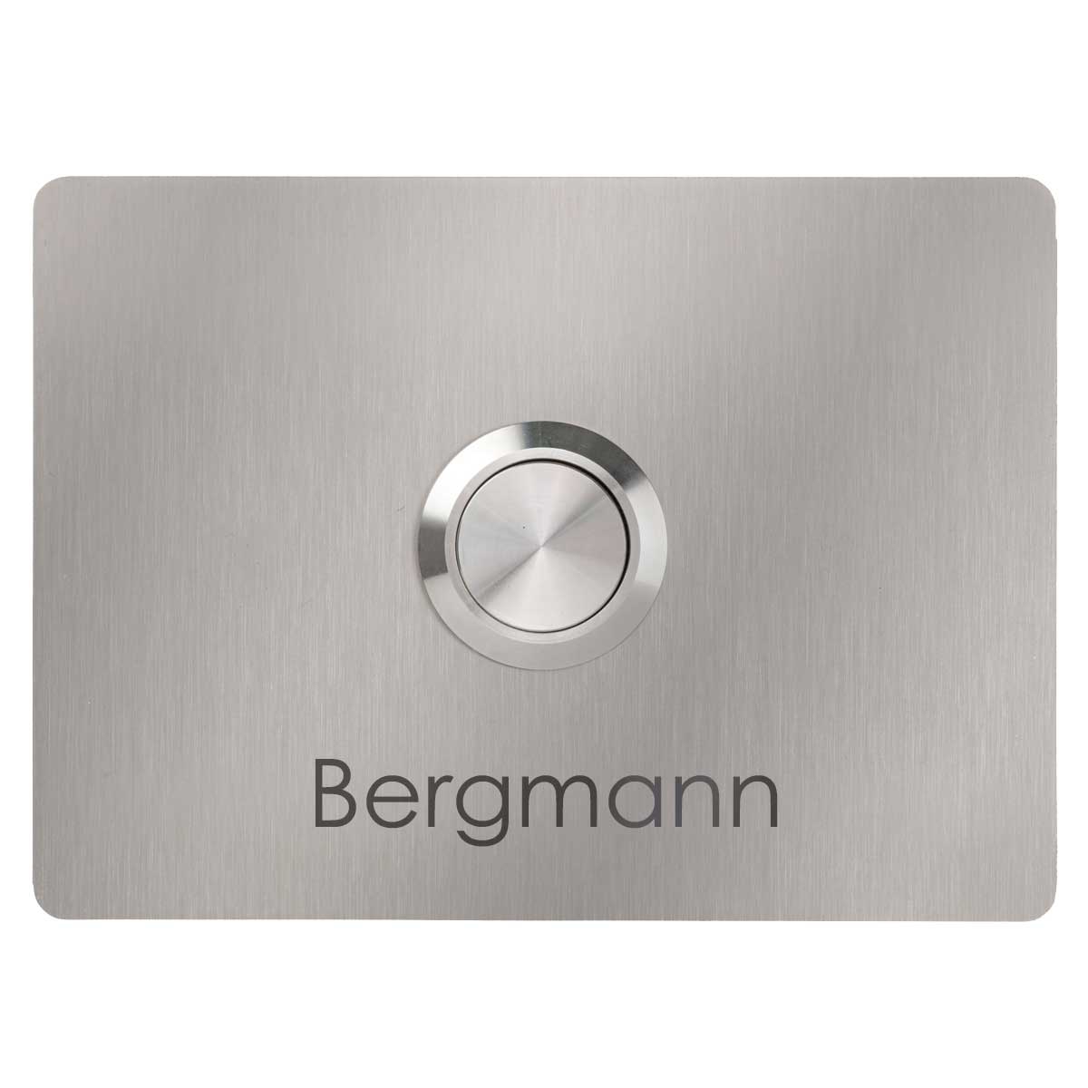 932a09c910c4eb50ced426fa6a0a1955037b3d4e Edelstahl Klingelplatte BASIC 422-9065 - RECHTECKIG