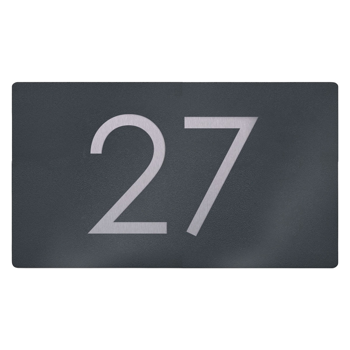 989d2cbf7b696f37d8d20b1ca2a15056ca1dd8dd Tabliczka z numerem domu ze stali nierdzewnej Elegance 423A 395x225 - RAL do wyboru