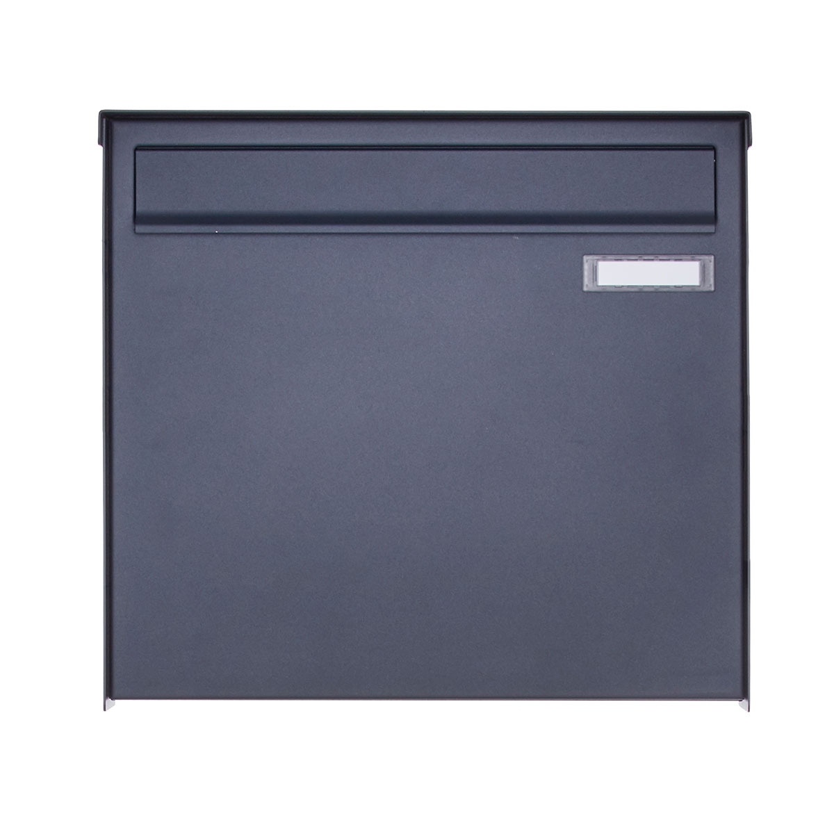Edelstahl Zaunbriefkasten BASIC Plus 382XZ - RAL nach Wahl - Entnahme rückseitig Edelstahl Zaunbriefkasten BASIC Plus 382XZ - RAL nach Wahl - Entnahme rückseitig