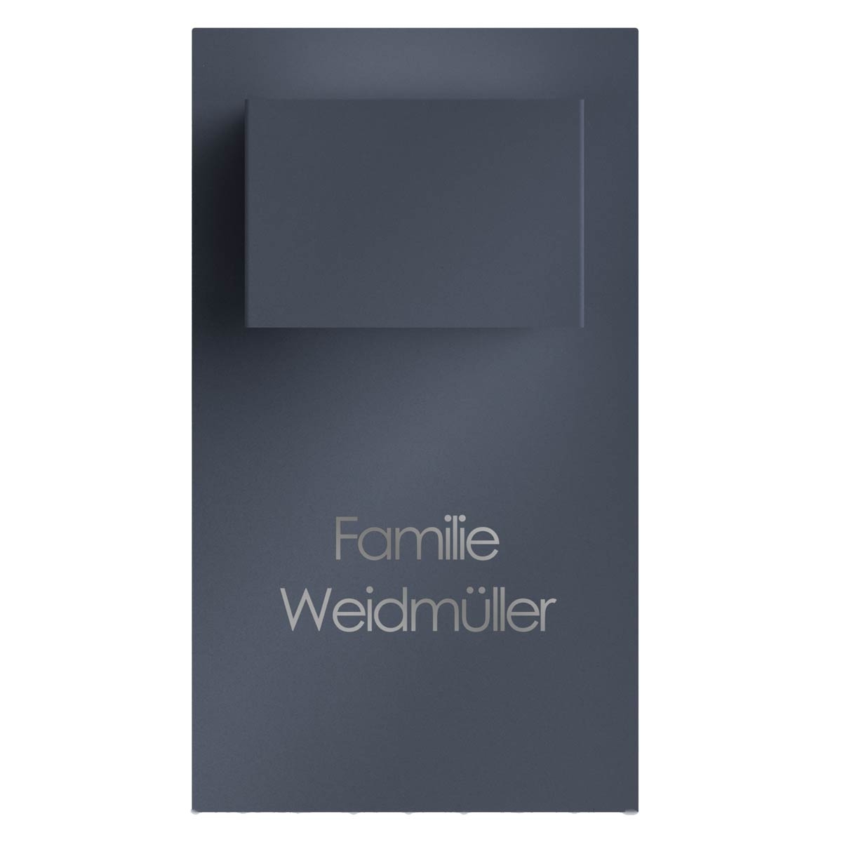 53fe9d34e790414795ded3e72a0ca5e47ec85952 Design wall light KEPLER SMALL 225x395 - 2-sided - RAL of your choice - house number - street or name
