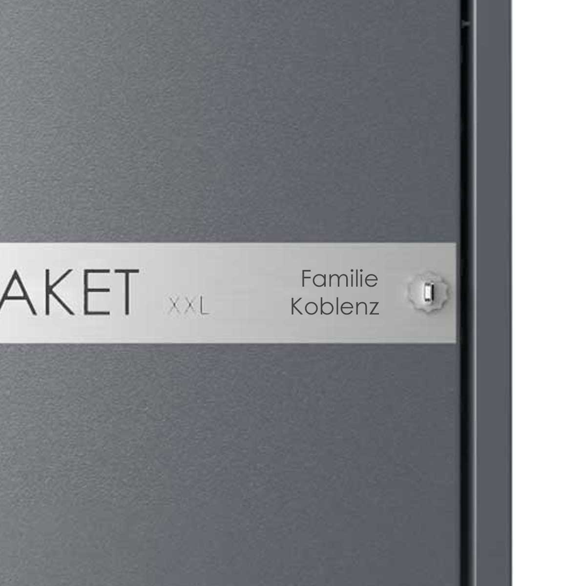 Paketbox BOXsystem BASIC 752V2 - RAL nach Wahl - 2x Paketkasten Paketbox BOXsystem BASIC 752V2 - RAL nach Wahl - 2x Paketkasten