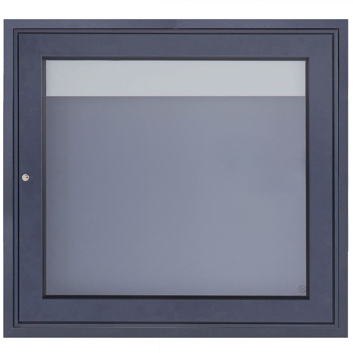 Gablota podtynkowa BASIC Plus 389 UP - 710x660 - RAL 7016 szary antracyt o drobnej strukturze matowej Gablota podtynkowa BASIC Plus 389 UP - 710x660 - RAL 7016 szary antracyt o drobnej strukturze matowej