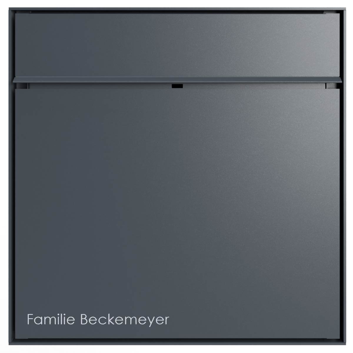 Boîte aux lettres design encastrée avec cadre à joints d'ombre GOETHE UP - RAL au choix Boîte aux lettres design encastrée avec cadre à joints d'ombre GOETHE UP - RAL au choix