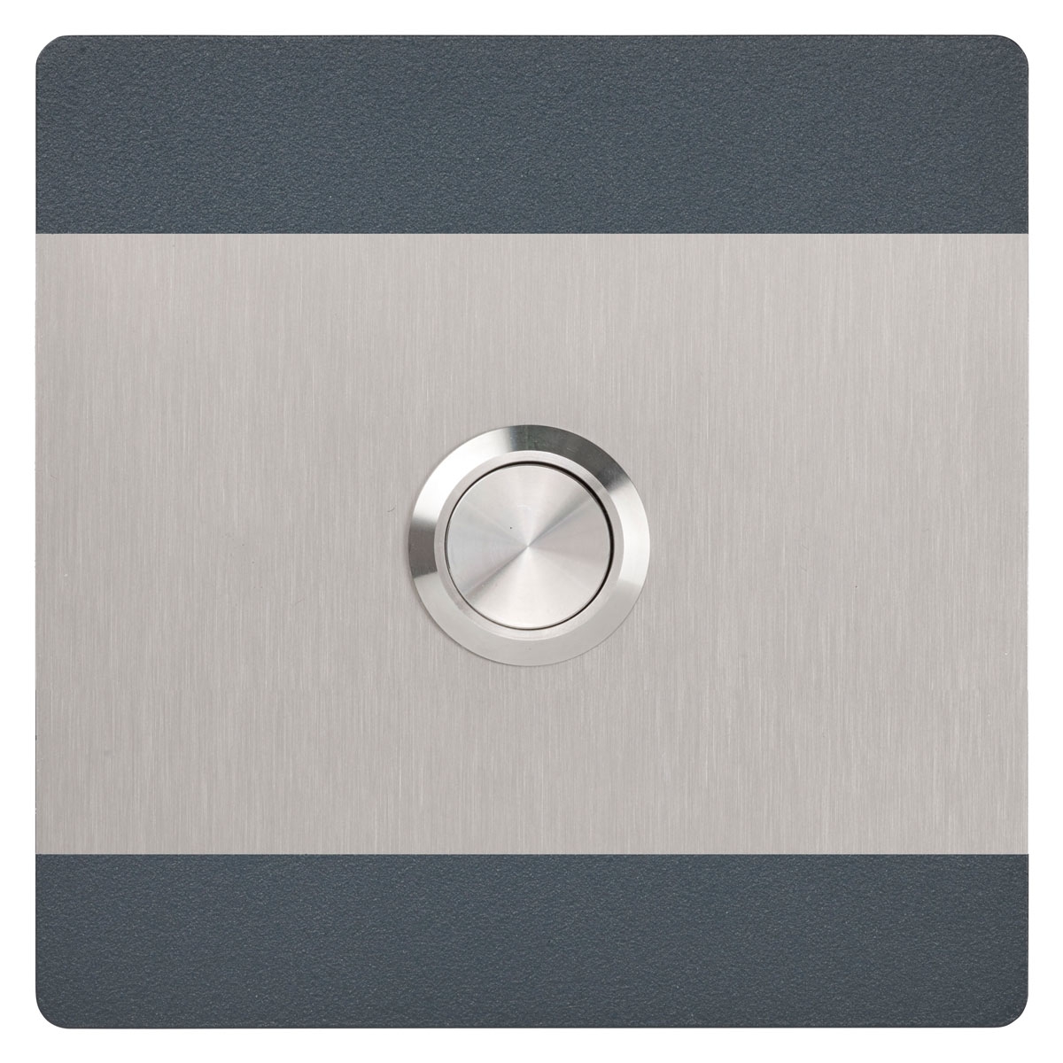 8ab9c476cf272efc829c8c3ec37bb2646165d98c Stainless steel bell plate BASIC 421-9090BI powder-coated-stainless steel mix - QUADRATIC