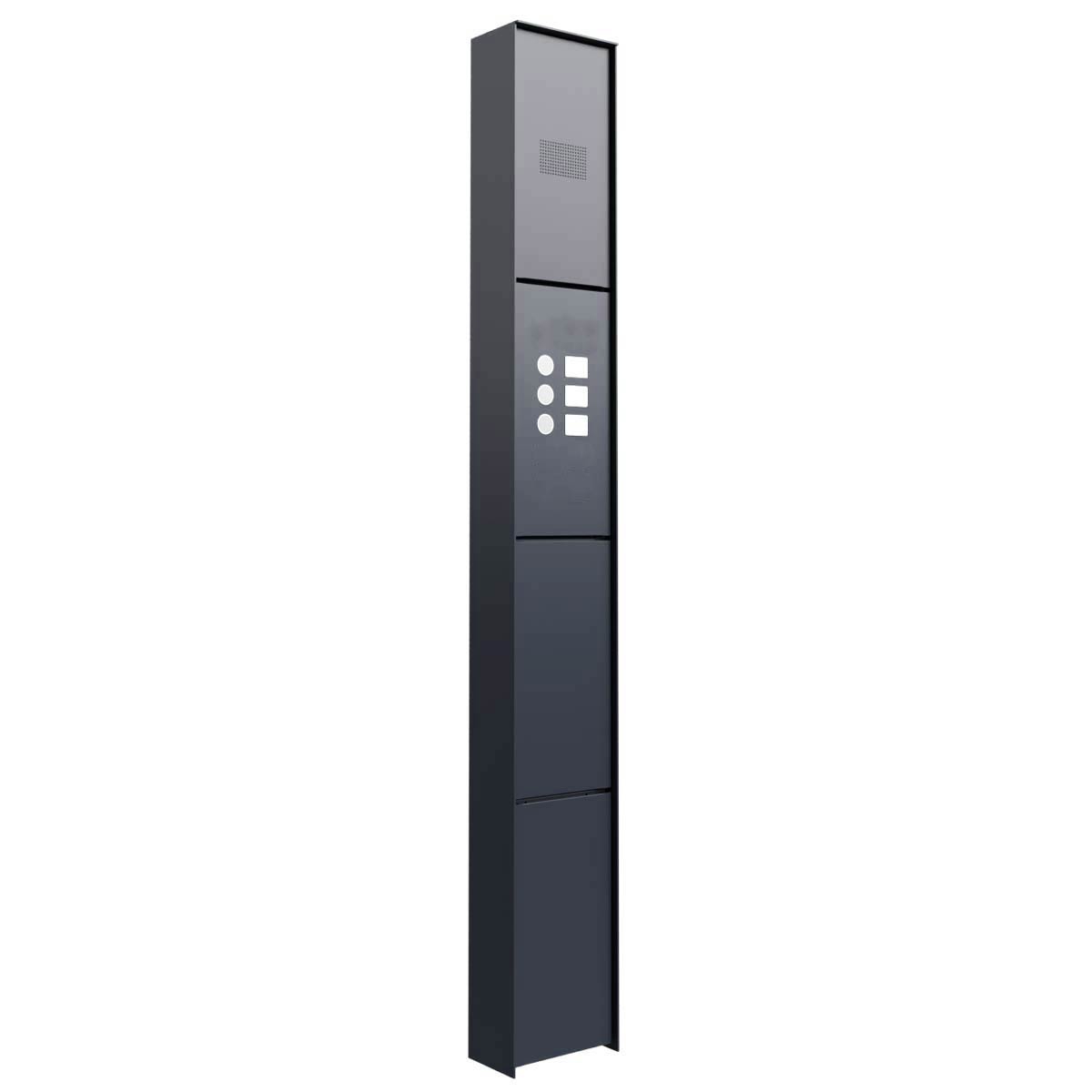 Design doorbell pillar GOETHE 200x1600 - RAL of your choice Design doorbell pillar GOETHE 200x1600 - RAL of your choice
