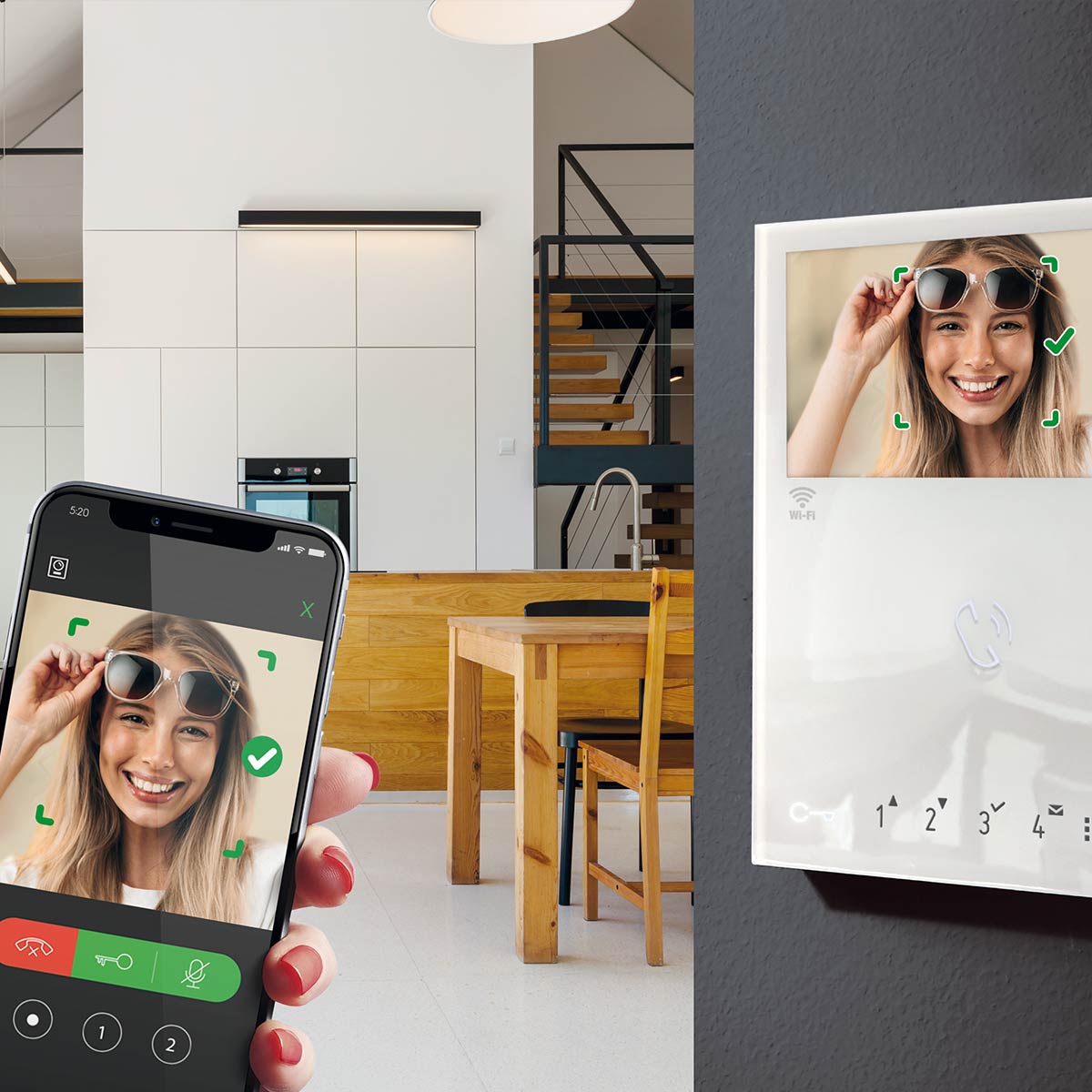 Design flush-mounted letterbox GOETHE UP - RAL of your choice - COMELIT Switch - VIDEO complete set Wifi Design flush-mounted letterbox GOETHE UP - RAL of your choice - COMELIT Switch - VIDEO complete set Wifi