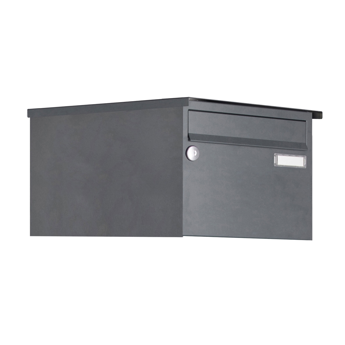 Edelstahl Aufputz Briefkastenanlage Design BASIC Plus 385 XA 220 - RAL nach Wahl