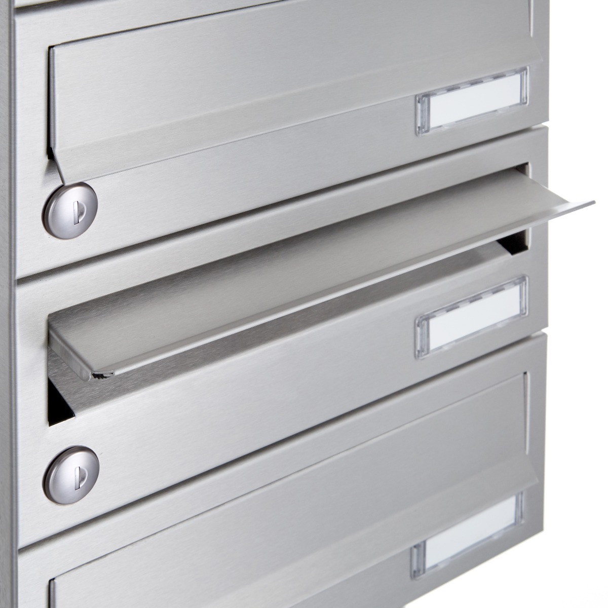 5 letterbox system freestanding Design BASIC 385-VA ST-R - stainless steel V2A, polished