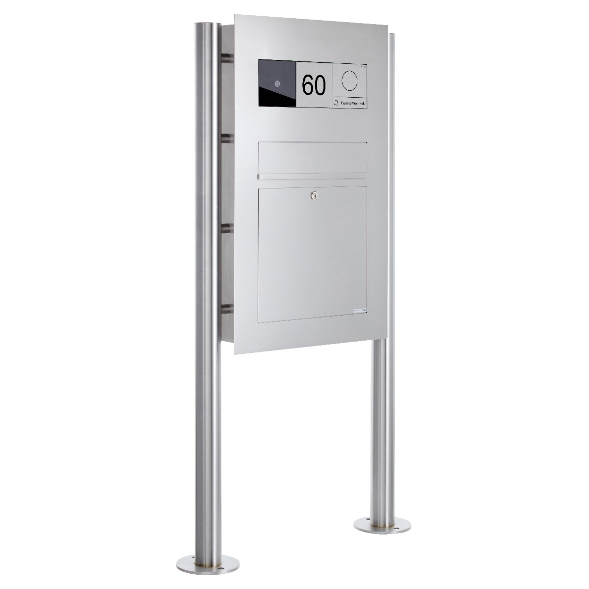 Cassetta per le lettere in acciaio inox di design modello BIG - GIRA System 106 - Sistema videocitofonico - Set completo VIDEO Cassetta per le lettere in acciaio inox di design modello BIG - GIRA System 106 - Sistema videocitofonico - Set completo VIDEO
