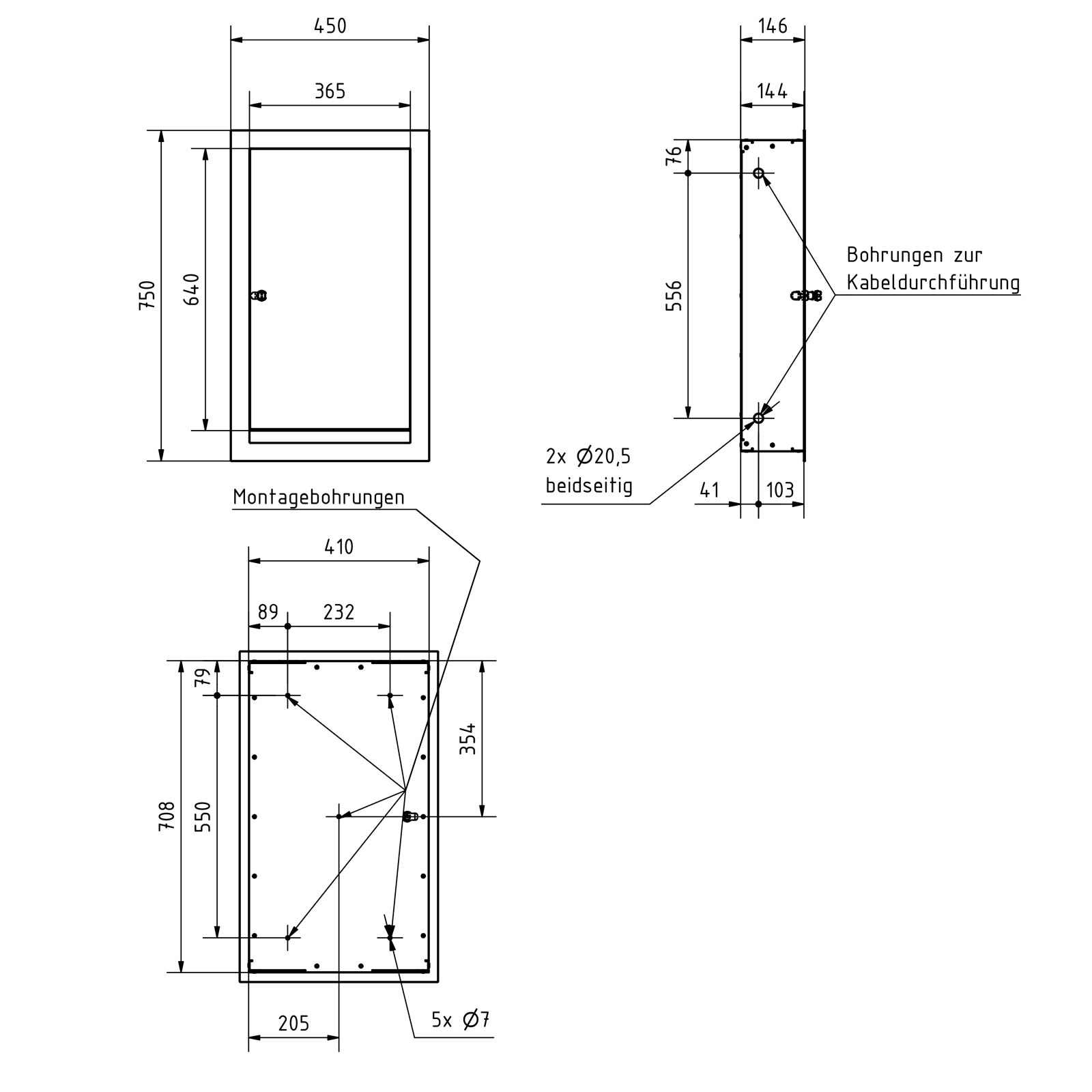 f2b1525f8e819409e084d4cb8841727fc33c2fef Flush-mounted distribution box GRIMM BIG 515B-GS - SCHUKO - CEE - RAL of your choice