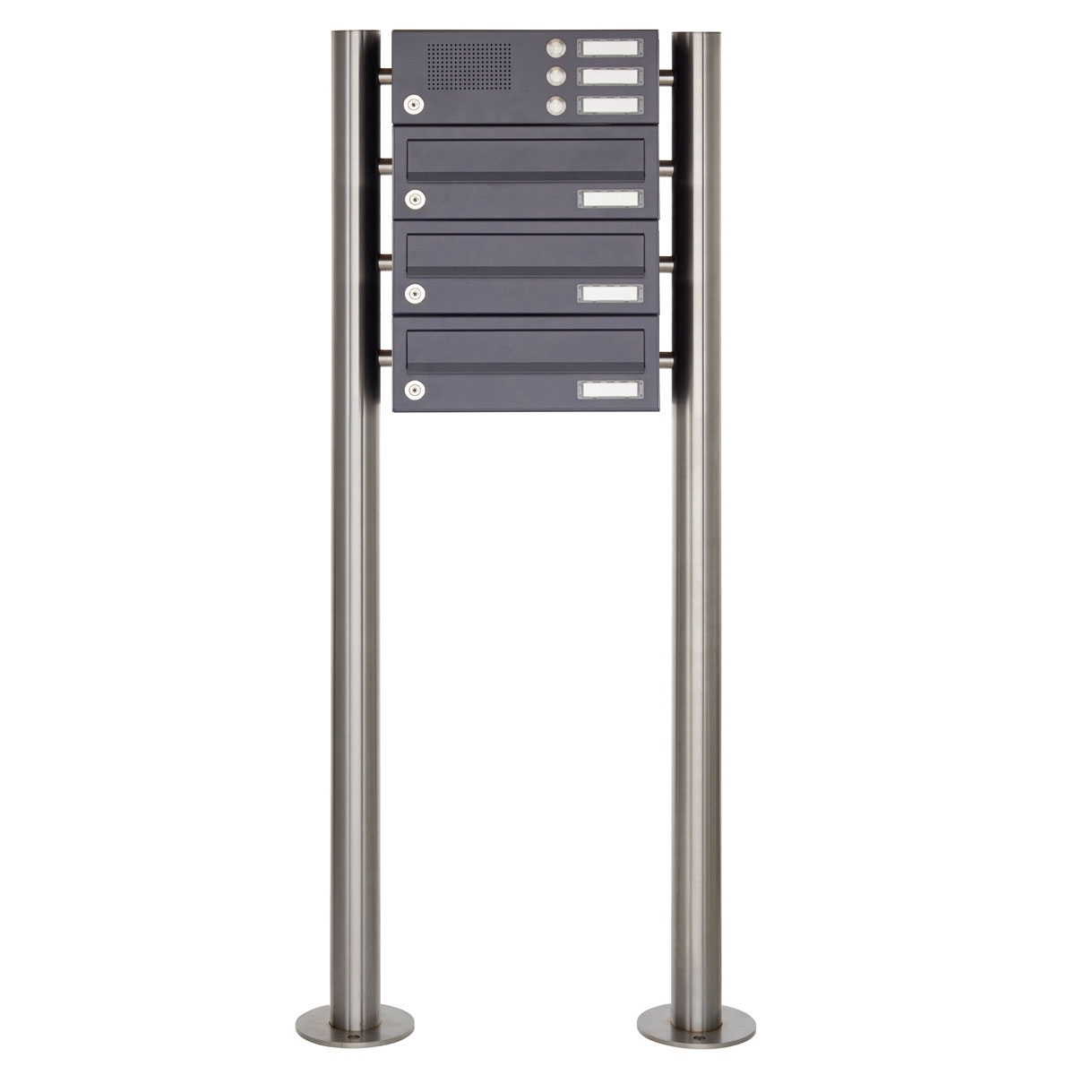 Zuilbrievenbus Design BASIC 385 ST-R met beldoos