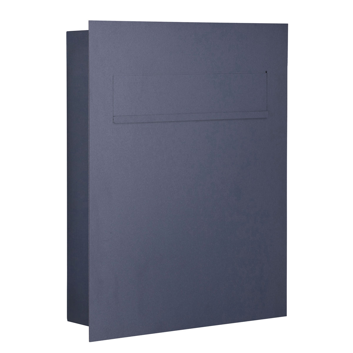 Stainless steel design fence letterbox DESIGNER Style BIG powder-coated - rear removal Stainless steel design fence letterbox DESIGNER Style BIG powder-coated - rear removal