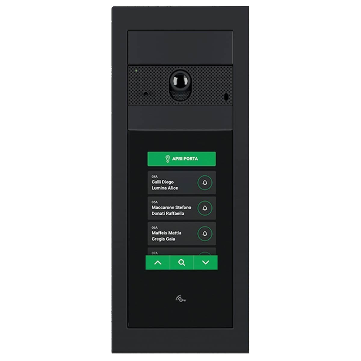 40371cb371bb164c4298987e7ae1662a689691a5 Stainless steel video doorbell pedestal designer - RAL of your choice - COMELIT Ultra Touch - complete set