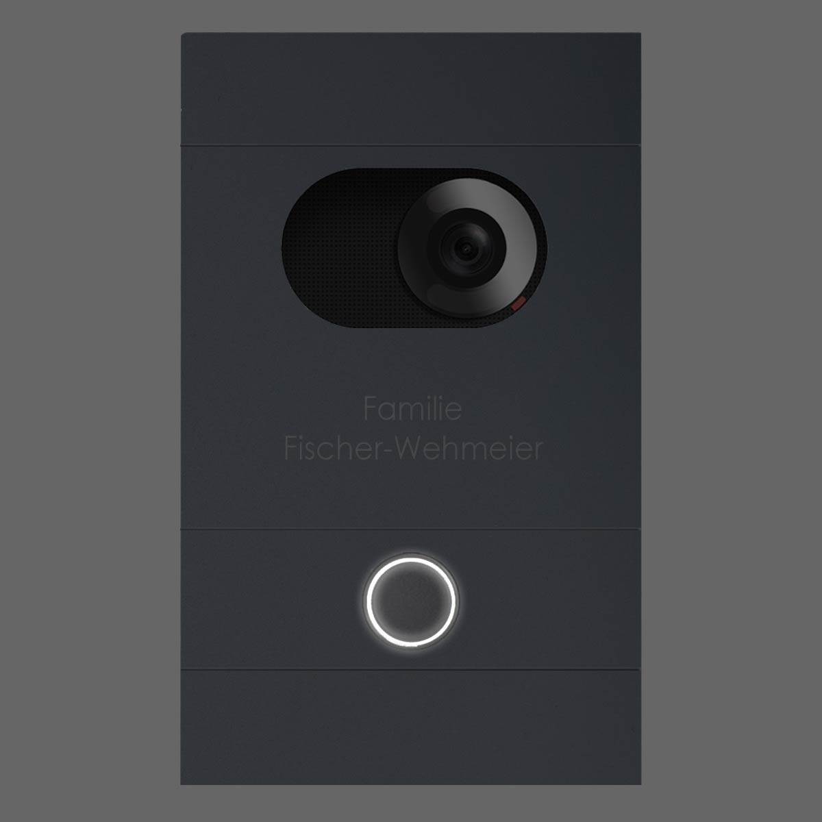 Video door station free-standing DIVISION 530S ST-Q - RAL of your choice - Comelit VIDEO complete set Wifi