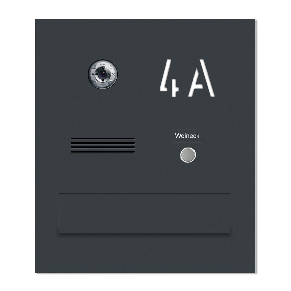 Stainless steel wall letterbox designer model - Clean Edition - RAL of your choice - INDIVIDUAL Stainless steel wall letterbox designer model - Clean Edition - RAL of your choice - INDIVIDUAL