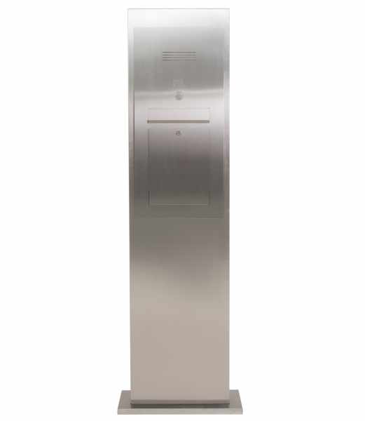 Stainless steel mailbox column Designer Model - Clean Edition - INDIVIDUAL