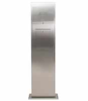 Stainless steel mailbox column Designer Model - Clean Edition - INDIVIDUAL